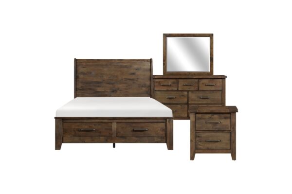 1957 Bedroom Jerrick Collection 4PC SET: 1QB,1NS,1DR,1MR