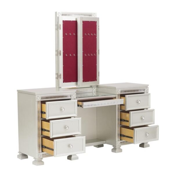 1958-15* Vanity Dresser with Mirror