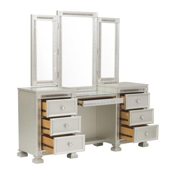 1958-15* Vanity Dresser with Mirror