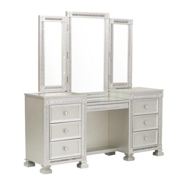 1958-15* Vanity Dresser with Mirror