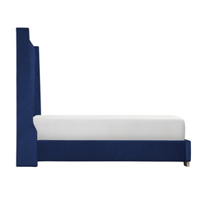 UPHL VELVET EK BED, BLUE