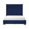 UPHL VELVET EK BED, BLUE