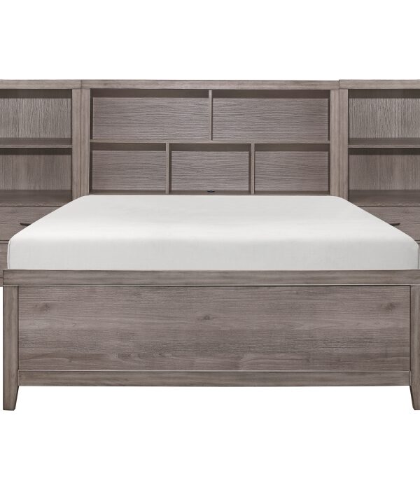 HE-2042NBWBT  4pc Set Queen Wall Bed with Toy Boxes (QB+2PNS+QT)