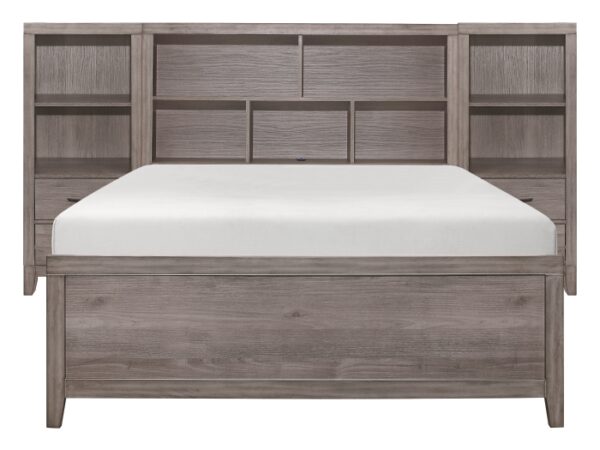 HE-2042NBWB  3pc Set Queen Wall Bed (QB+2PNS)