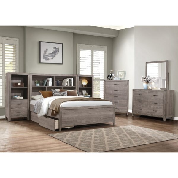 HE-2042NB-1  Queen Platform Bed