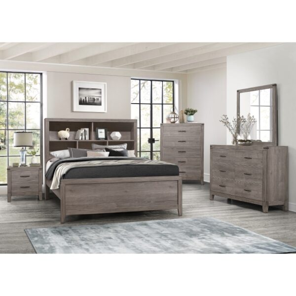 HE-2042NB-1  Queen Platform Bed