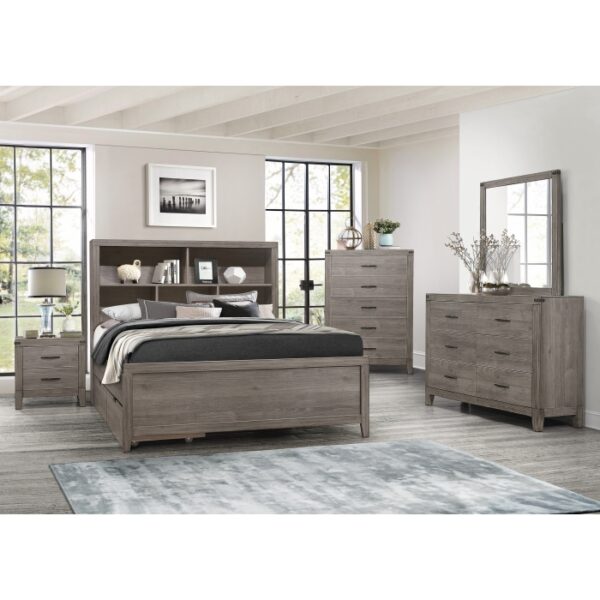 HE-2042NB-1  Queen Platform Bed