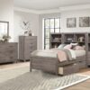 2042NB Bedroom Woodrow Collection 4pc Set (QB+NS+DR+MR)