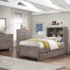 2042NB Bedroom Woodrow Collection 4pc Set (QB+NS+DR+MR)