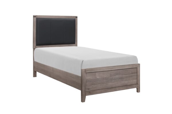 2042 Bedroom Woodrow Collection 4PC SET: 1QB,1NS,1DR,1MR