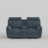 9301BUE Seating-Clifton Collection 2pc Set: Sofa, Love