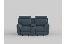 9301BUE Seating-Clifton Collection 2pc Set: Sofa, Love