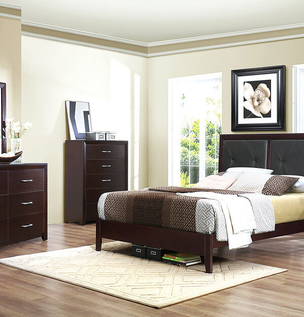 2145 Bedroom Edina Collection 4pc set (QB+NS+DR+MR)