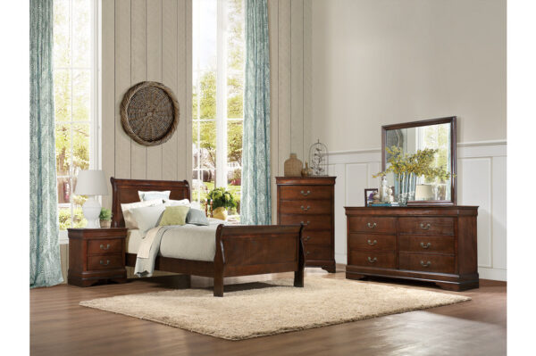2147 Bedroom Mayville Collection 4pc set (QB+NS+DR+MR)