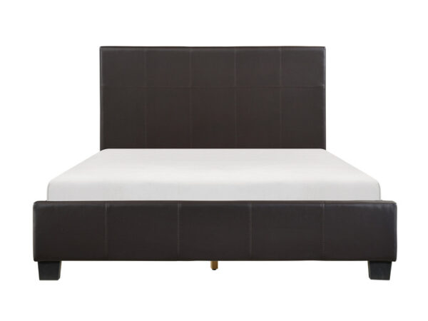 HE-2220DBR-1  Queen Platform Bed