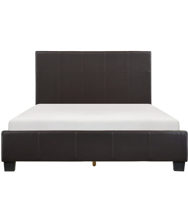 HE-2220DBR-1  Queen Platform Bed