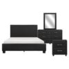 2220 Bedroom Lorenzi Collection 4pc Set (QB+NS+DR+MR)