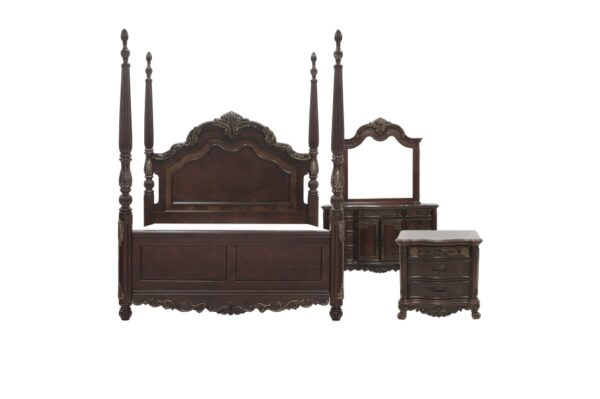 2243 Bedroom Deryn Park Collection 4pc set (QB+NS+DR+MR)