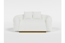 8568WH Seating-Novella Collection 2pc Set: Love, Chair