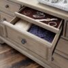 2259GY Bedroom Bethel Collection 4PC SET: 1QB,1NS,1DR,1MR