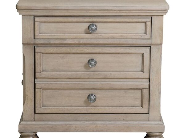 2259GY-4 Night Stand, Hidden Drawer