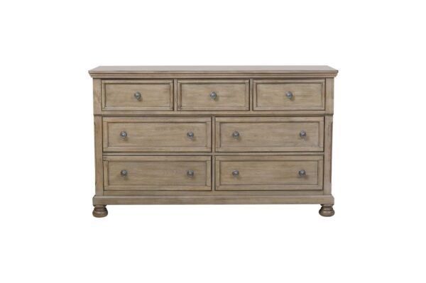 2259GY Bedroom Bethel Collection 4PC SET: 1QB,1NS,1DR,1MR