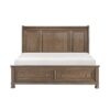 HE-2259BR-1  Queen Platform Bed with Footboard Storage