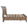HE-2259BR-1  Queen Platform Bed with Footboard Storage