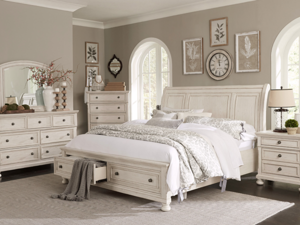 2259W Bedroom Bethel Collection 4pc Set (QB+NS+DR+MR)