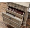 2259GY-4 Night Stand, Hidden Drawer