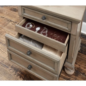 2259GY-4 Night Stand, Hidden Drawer