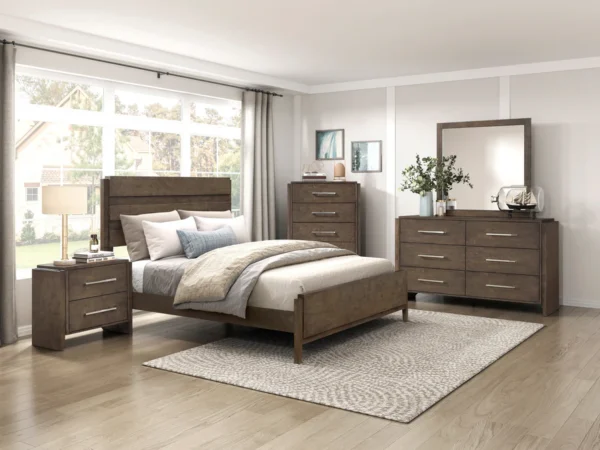 2335 Bedroom Emmett Collection 4pc Set (QB+NS+DR+MR)