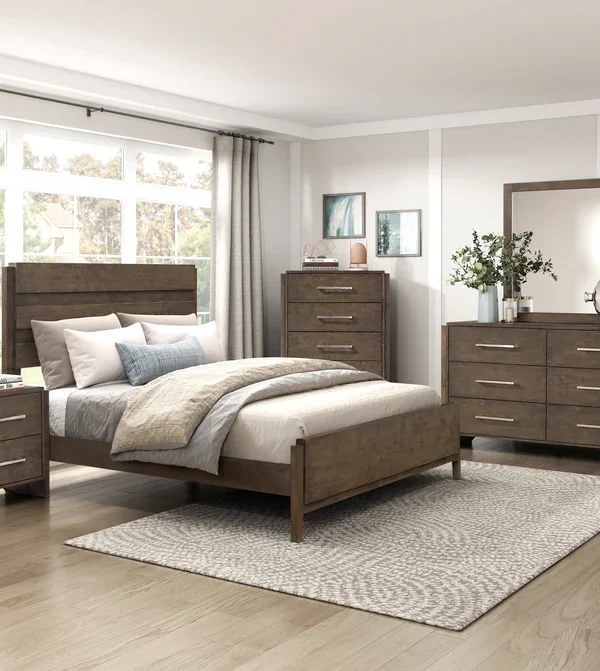 2335 Bedroom Emmett Collection 4pc Set (QB+NS+DR+MR)