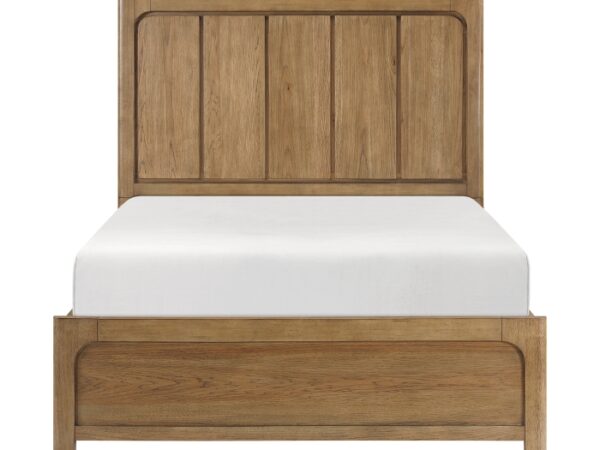 HE-2336-1  Queen Platform Bed with Storage Side Rails