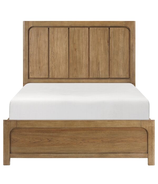 HE-2336-1  Queen Platform Bed with Storage Side Rails