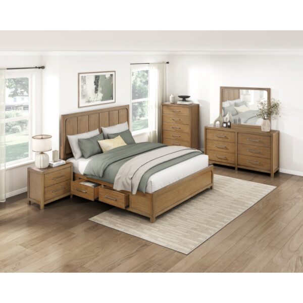 Eastern King Platform Bed wi