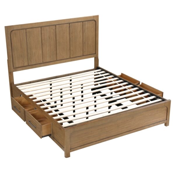 Eastern King Platform Bed wi