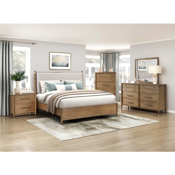 HE-2386PN-1  Queen Platform Bed