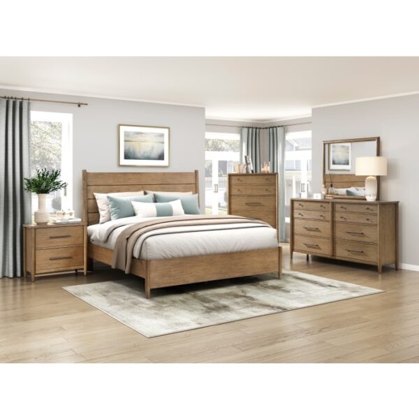 HE-2386PN-1  Queen Platform Bed