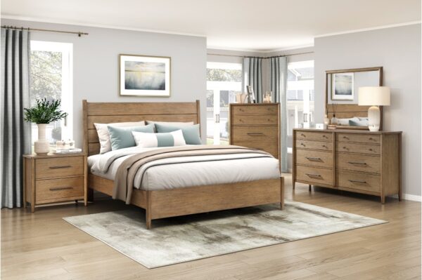 2386 Bedroom Sonoma Collection 4pc Set (QB+NS+DR+MR)
