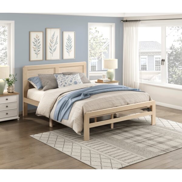 HE-2403-1  Queen Platform Bed