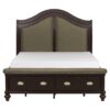 HE-2615DC-1  Queen Sleigh Platform Bed