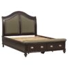HE-2615DC-1  Queen Sleigh Platform Bed