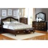 HE-2615DC-1  Queen Sleigh Platform Bed