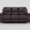9368BRW Seating-Dawson Collection 2pc Set: Sofa, Love