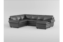 9267GY*4 Seating-Exton Collection 4-Piece Sectional with Right...