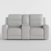 9728LGY Seating-Benton Collection 2pc Set: Sofa, Love