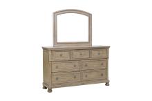 2259GY Bedroom Bethel Collection 4PC SET: 1QB,1NS,1DR,1MR