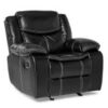 8230BLK Seating-Bastrop Collection 2pc Set: Sofa, Love