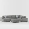 9624TP Seating-Raife Collection 4-Piece Sectional with Left ...